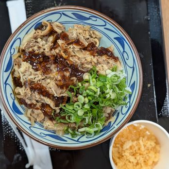 Marugame Udon - Gyudon bowl - ask for sauce on the side cuz it's really sweet - Japanese Near Me - San Gabriel, California