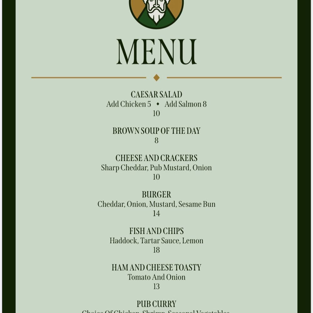 Bishop Quigley - Menu - Pubs Near Me - Tulsa, Oklahoma