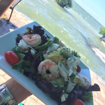 Marker 88 - Alligator Reef salad with a view - Seafood Near Me - Islamorada, Florida Marker 88 - Alligator Reef salad with a view - Seafood Near Me - Islamorada, Florida