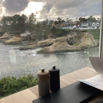 Tidal Raves - View from our table - New American Near Me - Depoe Bay, Oregon