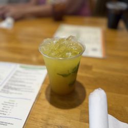 Daddy Mac's Beach Grille - Passion fruit Mojito mocktail