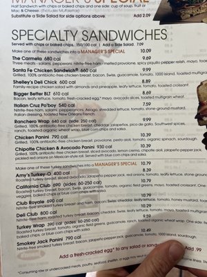 Menu photo 7 Jason's Deli Albuquerque, NM