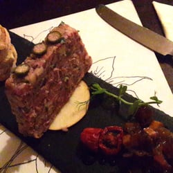 Old Barn Free House - Ham hock and apple terrine with homemade pickle, The Old Barn, Felpham