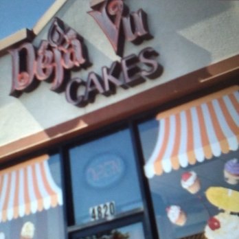 Deja Vu Cakes - signage from outside. They chose a great name for their shop.IMO. - Bakeries Near Me - Los Angeles, California