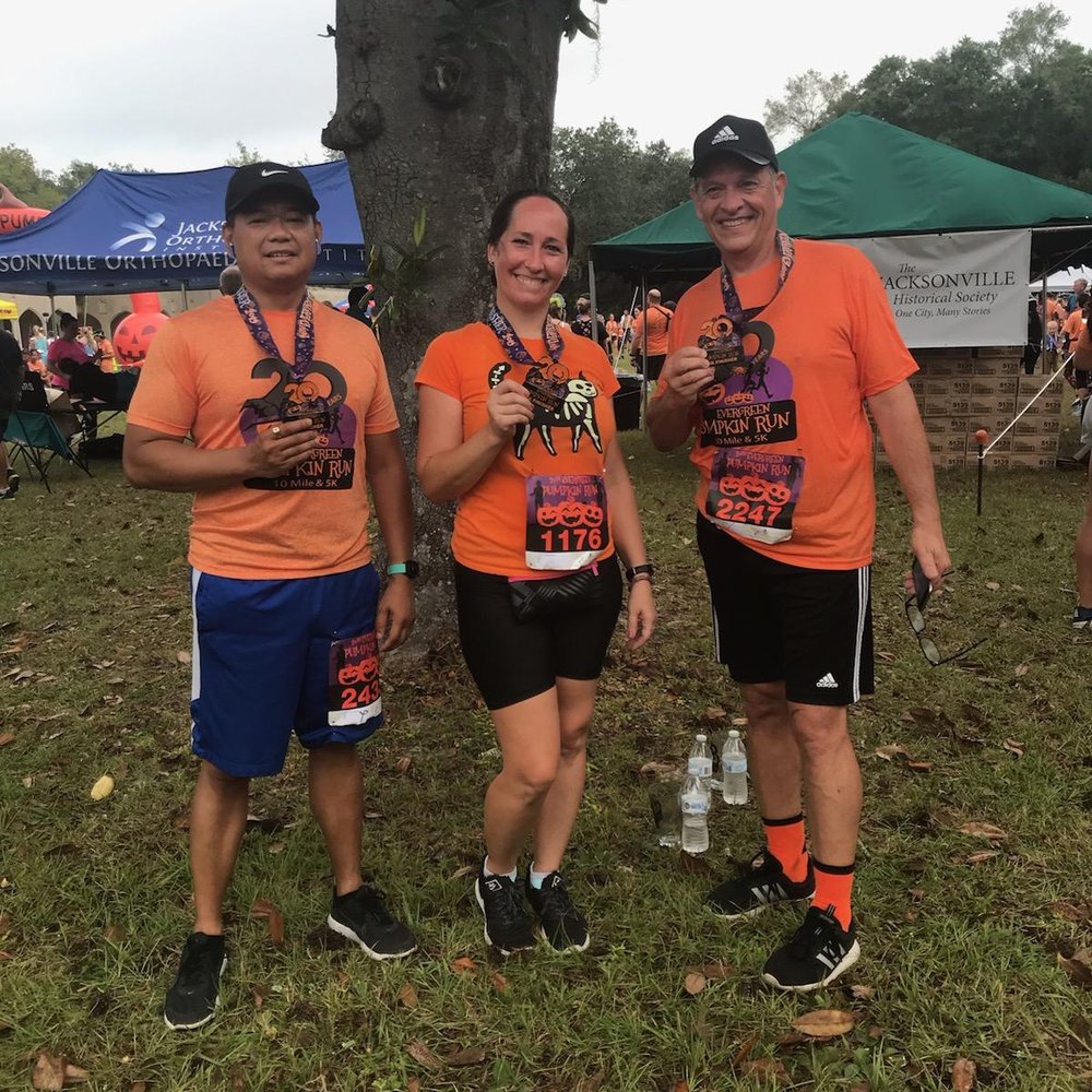 Evergreen Pumpkin Run - Post race, we did it! :) - Races & Competitions Near Me - Jacksonville, Florida Evergreen Pumpkin Run - Post race, we did it! :) - Races & Competitions Near Me - Jacksonville, Florida