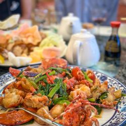 NBC Seafood Restaurant - Lobster with ginger and scallions
