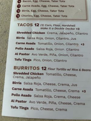 Menu photo 1 Dos Dos Colorado Springs, CO