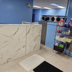 Blundell Coin Laundromat - Retail counter to purchase soap items