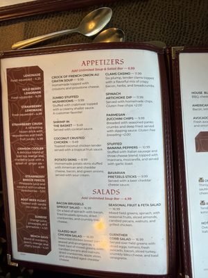 Menu photo 1 Fieldstone Country Inn Lockport, NY