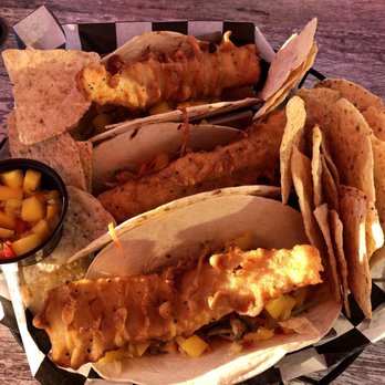 De Lazy Lizard - Battered fish tacos, Baja style - American Near Me - Ocean City, Maryland De Lazy Lizard - Battered fish tacos, Baja style - American Near Me - Ocean City, Maryland