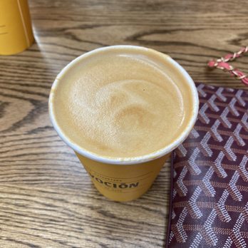 Devoción - Almond milk latte - Cafes Near Me - New York, New York