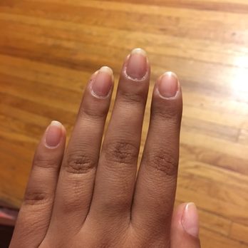 Hi-Way Nails - My nails after no-chip mani (almost a month since). Longer and stronger! - Nail Salons Near Me - Chicago, Illinois