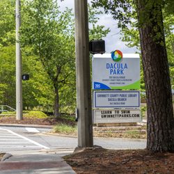 Dacula Park - Park sign