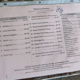 Menu Menu