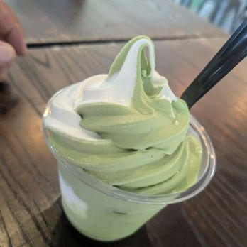 Ninja Matcha - Matcha/Vanilla swirl soft serve - Coffee & Tea Near Me - Houston, Texas