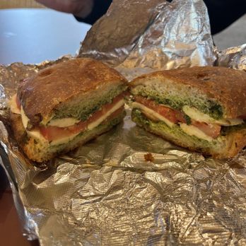 The Model Bakery - Caprese and Mozzarella Sandwich ($12.75) - Bakeries Near Me - Napa, California The Model Bakery - Caprese and Mozzarella Sandwich ($12.75) - Bakeries Near Me - Napa, California