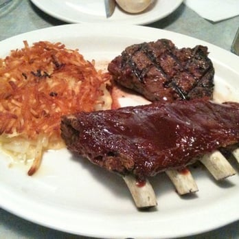 Hitching Post - Steak, ribs and hash brown with cheese - Barbeque Near Me - Marshall, Minnesota