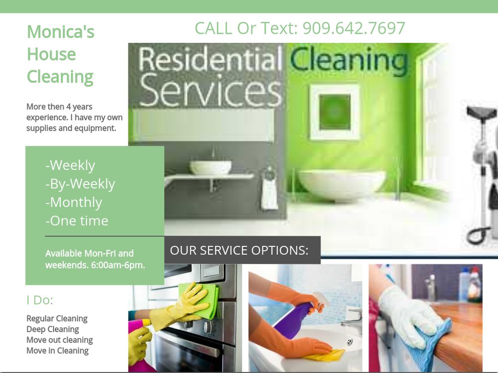 MONICA’S HOUSE CLEANING Fontana, CA Yelp