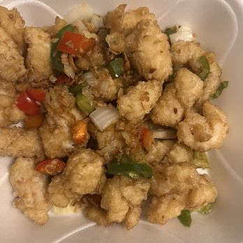 Dimsum King  & Seafood - Salt & Pepper Squid-cooked horribly! - Dim Sum Near Me - Orlando, Florida