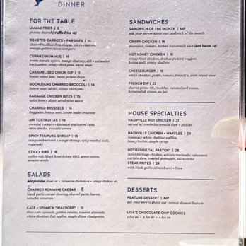 Common Stock - Food menu - New American Near Me - San Diego, California Common Stock - Food menu - New American Near Me - San Diego, California