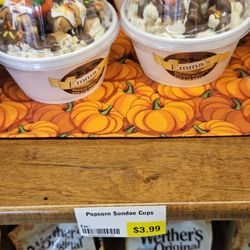 Lapp Family Market - So cute! Sundaes, except with popcorn instead of ice cream