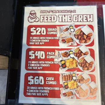 Wing It - Menu - Chicken Wings Near Me - Jacksonville, Florida Wing It - Menu - Chicken Wings Near Me - Jacksonville, Florida
