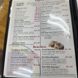 Pete's Diner - Breakfast menu 1 of 4 March 2026