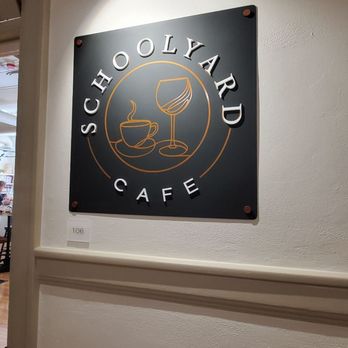 Schoolyard Cafe - Sign for cafe - Ice Cream & Frozen Yogurt Near Me - Denver, Colorado Schoolyard Cafe - Sign for cafe - Ice Cream & Frozen Yogurt Near Me - Denver, Colorado