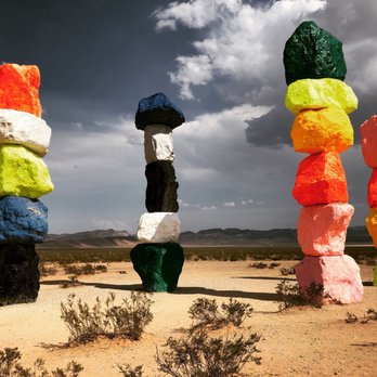 Seven Magic Mountains - Public Art Near Me - Las Vegas, Nevada Seven Magic Mountains - Public Art Near Me - Las Vegas, Nevada