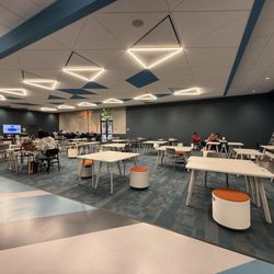Downey City Library - Table area for study/work