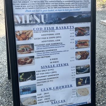Captain's Cod Company - Menu May 2023 - Fish & Chips Near Me Captain's Cod Company - Menu May 2023 - Fish & Chips Near Me