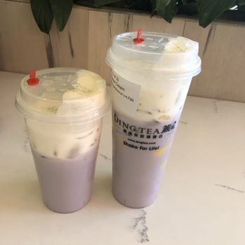 Ding Tea - Taro with cheese - Bubble Tea Near Me - Sacramento, California