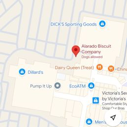 Location. Take a close look, because the address given is the general address for the entire mall.