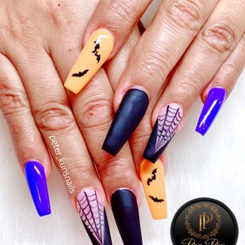 Pop Pop Nails & Spa - Halloween Acrylic Nails designs by Peter - Nail Salons Near Me - San Bernardino, California Pop Pop Nails & Spa - Halloween Acrylic Nails designs by Peter - Nail Salons Near Me - San Bernardino, California