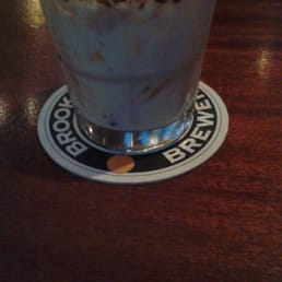 Eggnog with frangelico and rum on Christmas night, so good.