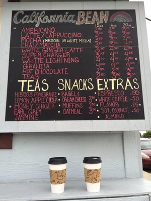 Menu photo 8 California Bean San Diego, CA