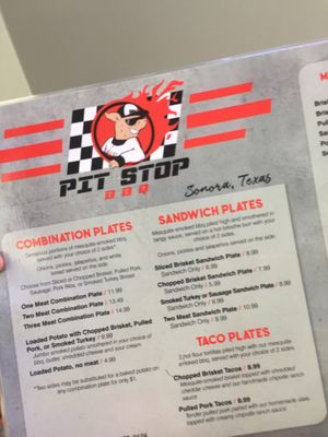 Menu photo 7 Pit Stop Bbq Sonora, TX