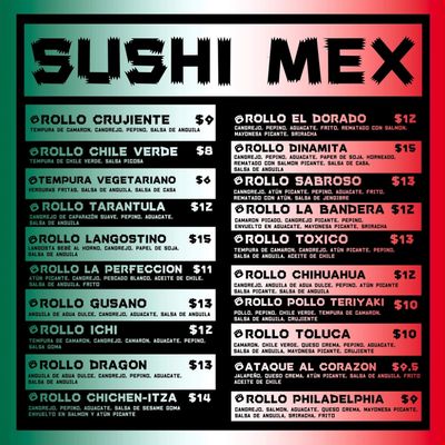 Menu photo 2 Sushi Mex Albuquerque, NM