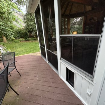 Northern Deck Works - The new outside look! A wider door and bonus electrical outlet! - Decks & Railing Near Me - Burke, Virginia Northern Deck Works - The new outside look! A wider door and bonus electrical outlet! - Decks & Railing Near Me - Burke, Virginia