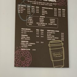 Belair Donuts - Coffee Corner Menu
