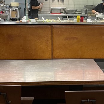 Chipotle Mexican Grill - Dirty counter. Disgusting. - Mexican Near Me - Warwick, Rhode Island