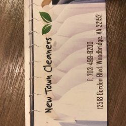 New Town Cleaners - New Town Cleaner's business card