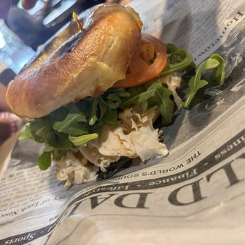 Lightbulb Coffee - Avocado Bagel with chicken - Breakfast & Brunch Near Me - La Mesa, California Lightbulb Coffee - Avocado Bagel with chicken - Breakfast & Brunch Near Me - La Mesa, California