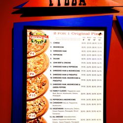 Family Pizza - Menu