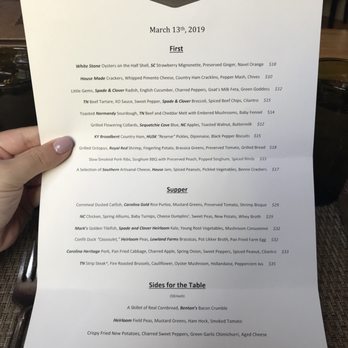 Husk - Menu - American Near Me - Charleston, South Carolina Husk - Menu - American Near Me - Charleston, South Carolina