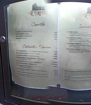 Menu photo 1 Il Colosseo Reichelsheim, HE