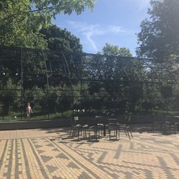 View in the restaurant next to the entrance "De Plantage".