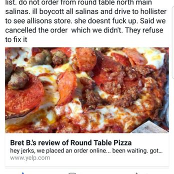 Round Table Pizza - Pizza Near Me - Salinas, California Round Table Pizza - Pizza Near Me - Salinas, California