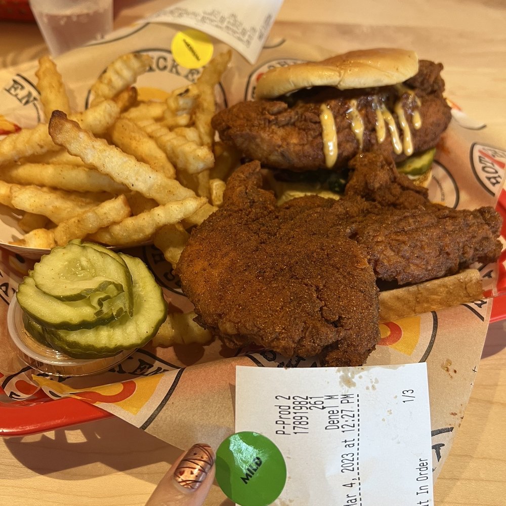 Dave's Hot Chicken - Combo 3 - heat clearly labeled - Chicken Shop Near Me - Santa Clara, California