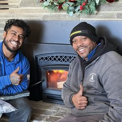 Hudson Valley Chimney Service - My installation team from Hudson Valley Chimney: Joselito and Sean!
